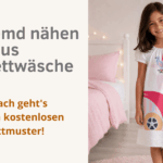 Nachthemd nähen aus alter Bettwäsche – so einfach geht's mit einem kostenlosen Schnittmuster!
